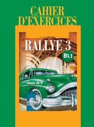 RALLYE 3. Classe de huitième. Cahier d’exercises. Работна тетрадка по френски език за 8. клас - интензивно изучаване, част 3