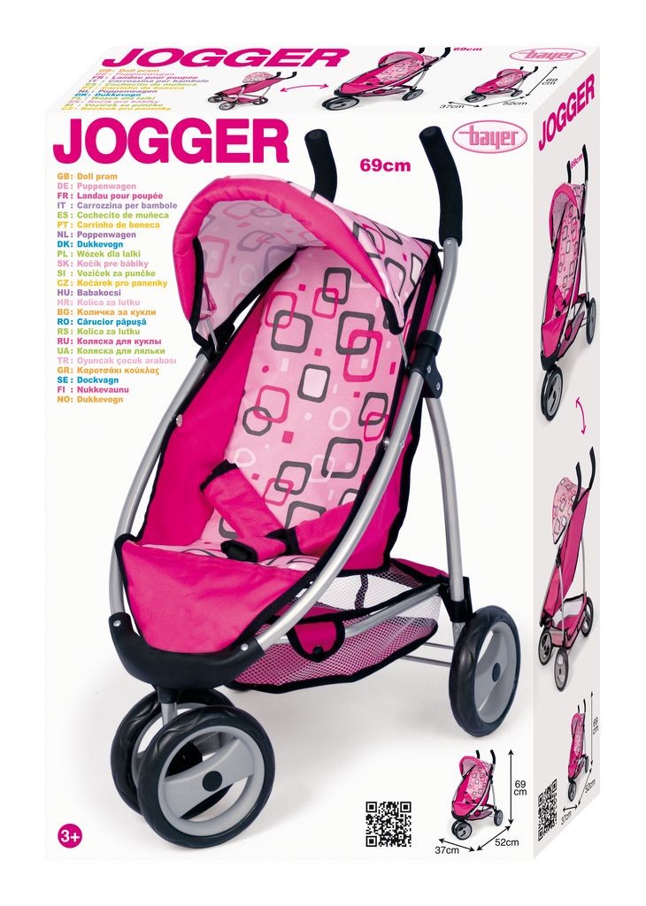 BAYER Количка за кукли - триколка Jogger