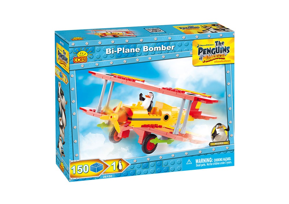 COBI THE PENGUINS OF MADAGASCAR Конструктор Хеликоптер Бомбардировач