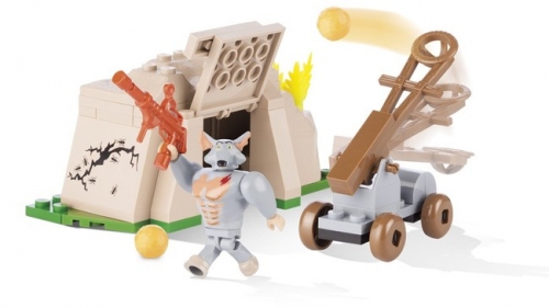 COBI THE PENGUINS OF MADAGASCAR КОНСТРУКТОР УБЕЖИЩЕТО НА ЦАР ПЛЪХ