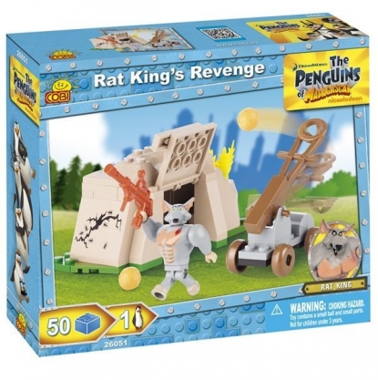 COBI THE PENGUINS OF MADAGASCAR КОНСТРУКТОР УБЕЖИЩЕТО НА ЦАР ПЛЪХ
