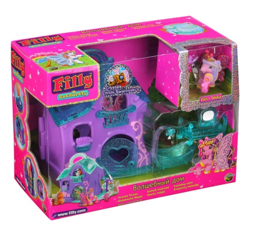 Filly Butterfly Glitter Къщата на мечтите с Конче 1 брой и Приятел