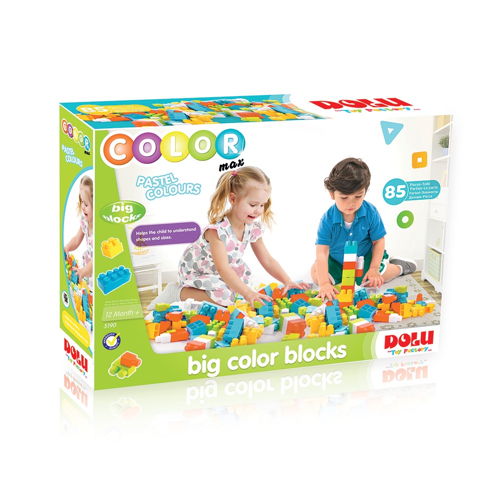 Конструктор 85 части COLOR MAX