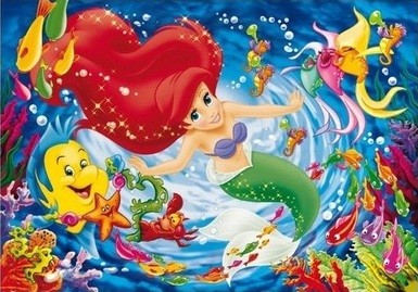 CLEMENTONI 104ч.Little Mermaid