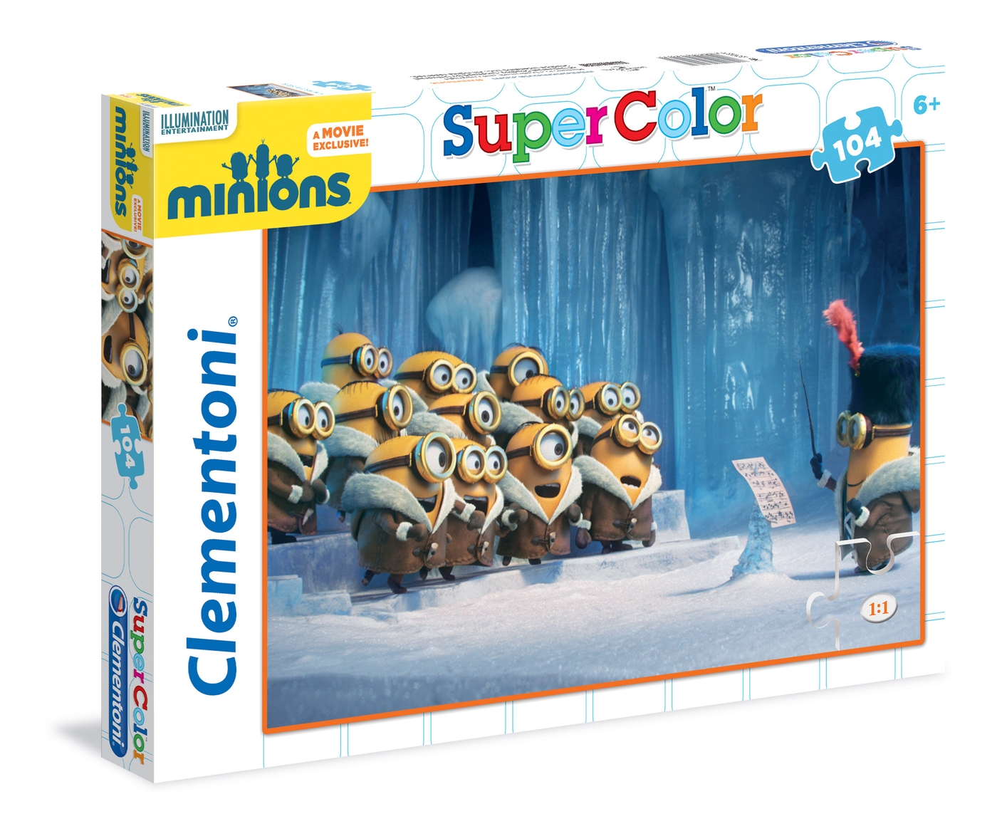 CLEMENTONI 104ч.Пъзел Minions