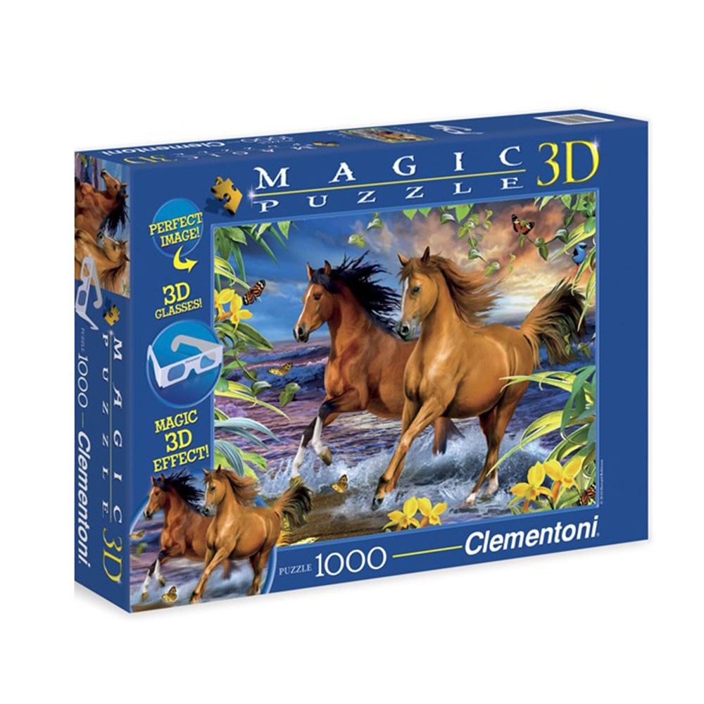 3D пъзел КОНЕ