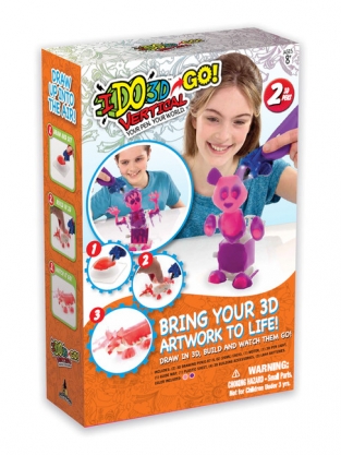 I DO 3D GO! Series  Комплект за моделиране с 2 бр. 3D химикалка