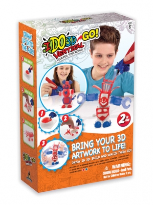 I DO 3D GO! Series  Комплект за моделиране с 2 бр. 3D химикалка