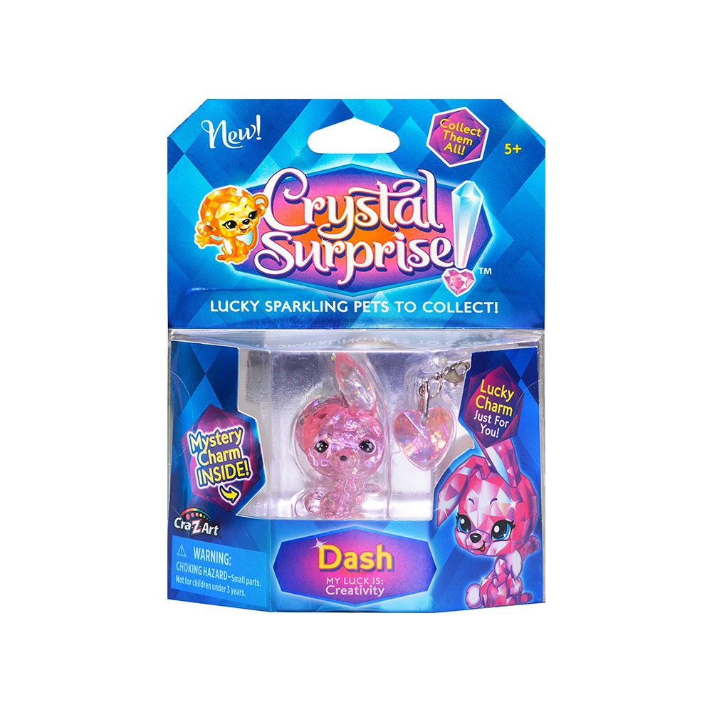 CRYSTAL SURPRISE Блестящо животинче с 2 талисманчета