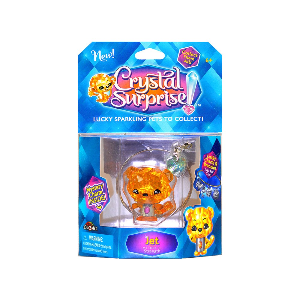 CRYSTAL SURPRISE Блестящо животинче с 2 талисманчета и гривна
