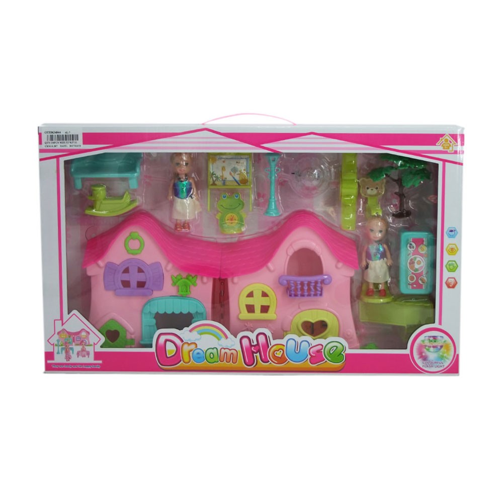 OCIE Комплект къща с две кукли DREAM HOUSE