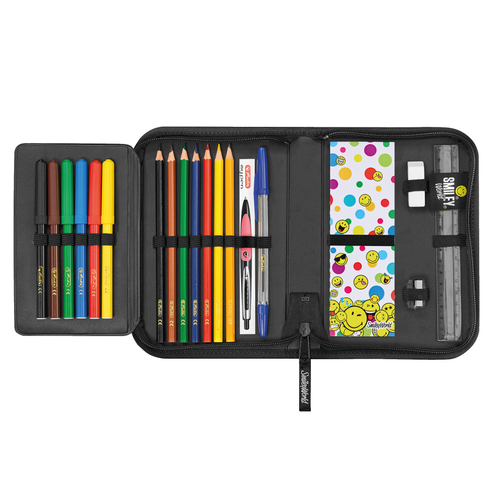 HERLITZ НЕСЕСЕР  19 ч SmileyWorld Rainbow Faces