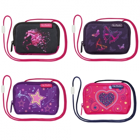 Портмоне с връзка за момиче Power Horse, Rainbow Butterfly, Melody Star, Pink Hearts