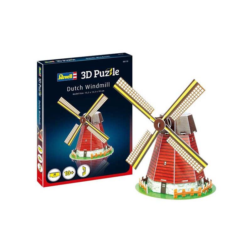Мини пъзел 3D – Вятърна мелница