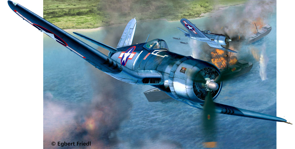 F4U-1A Корсар – сглобяем модел