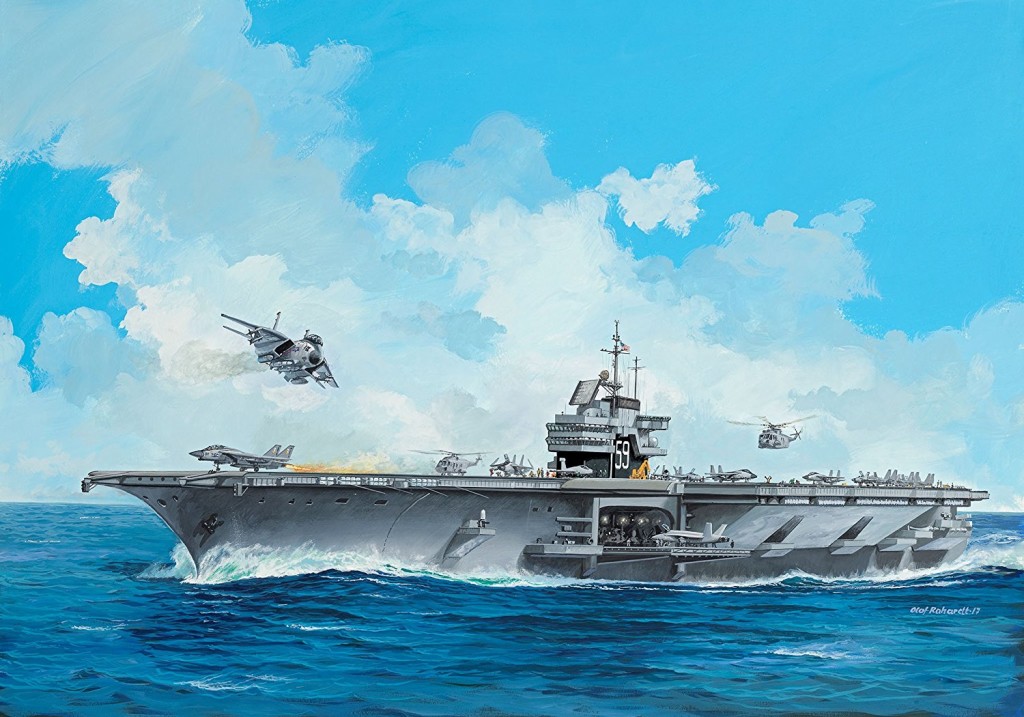 Американски военен кораб Forrestal – сглобяем модел