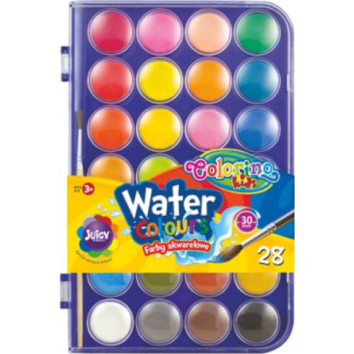 COLORINO KIDS АКВАРЕЛНИ БОИ 28 ЦВЯТА
