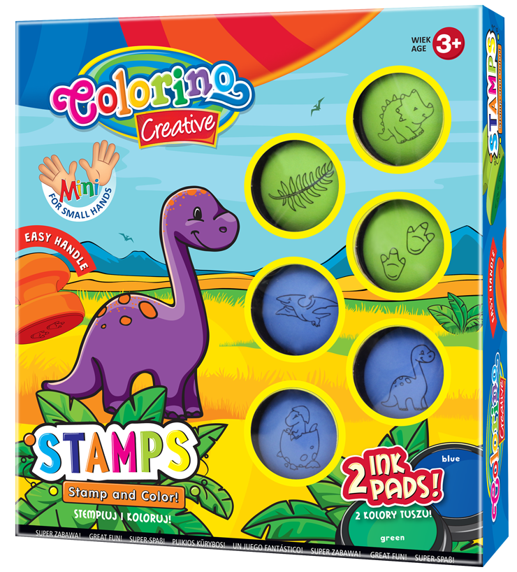 DINO КОМПЛЕКТ С ПЕЧАТИ COLORINO