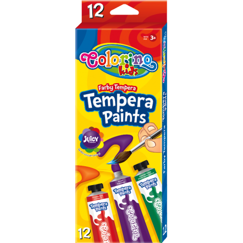 COLORINO KIDS ТЕМПЕРНИ БОИ 12 ЦВЯТА В ТУБИ