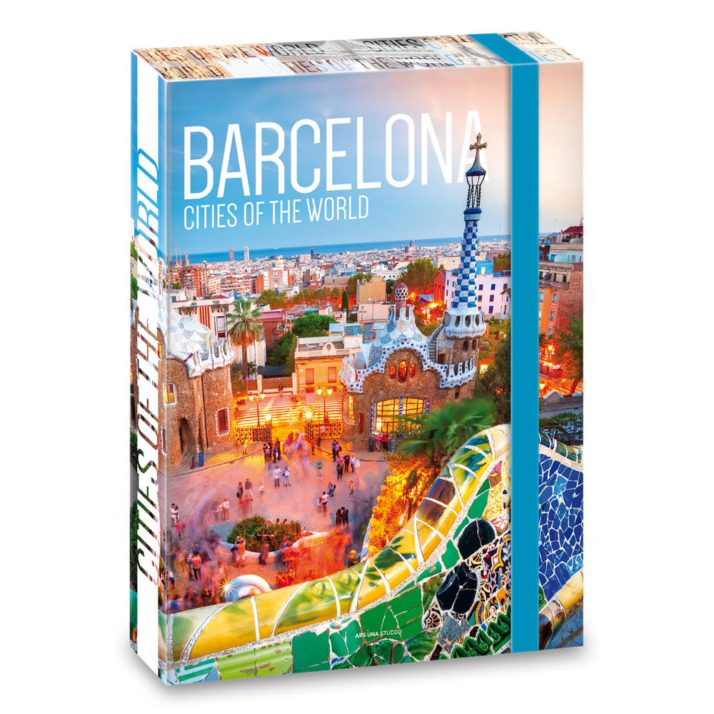 CITIES-BARCELONA А4 КУТИЯ С ЛАСТИК