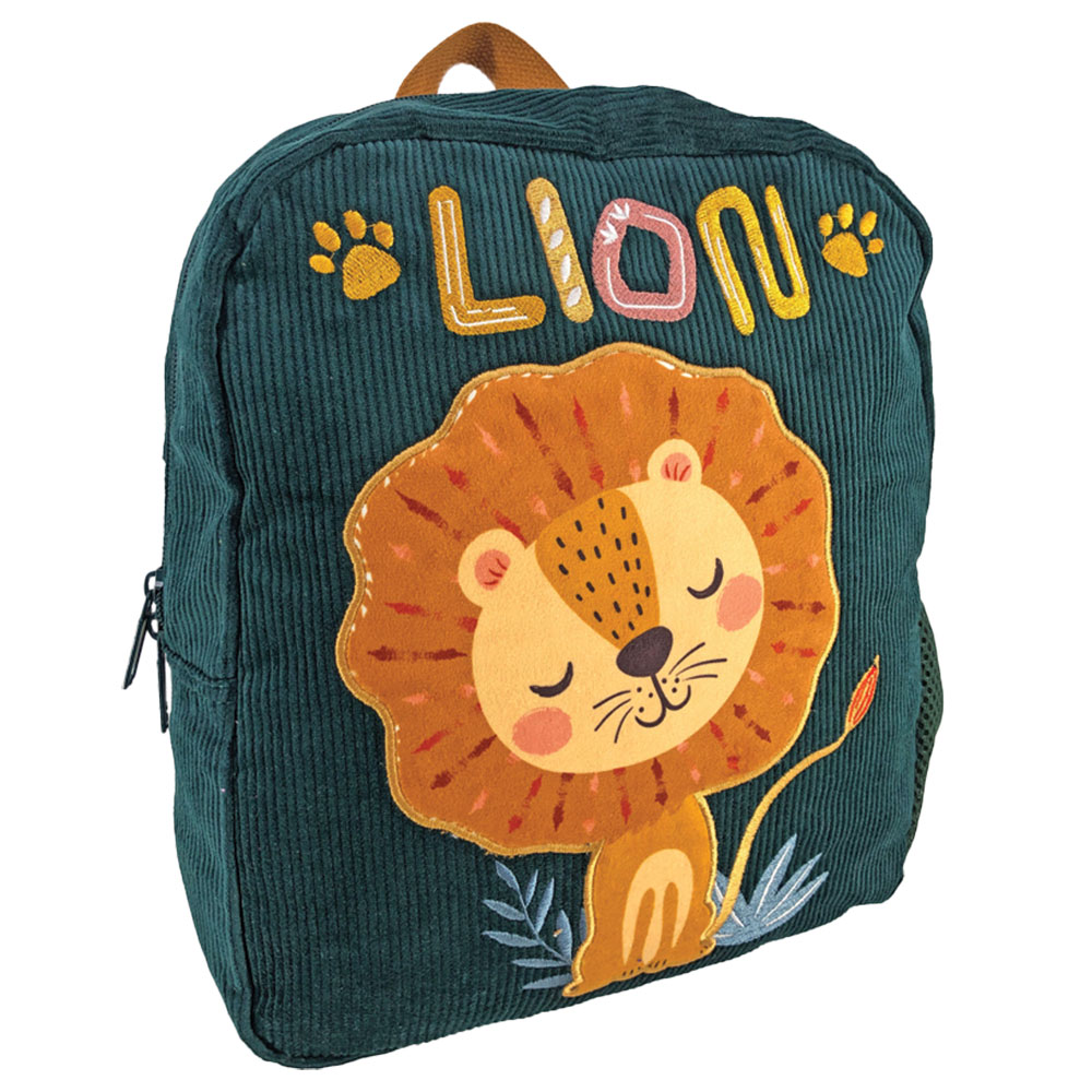 Раница детска с 1 цип Lion, 31x27x11