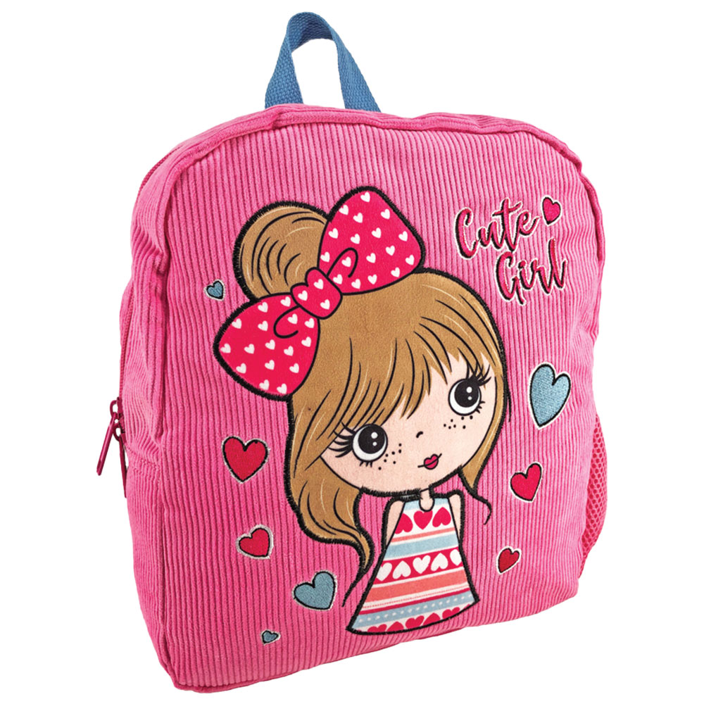Раница детска с 1 цип Cute Girl, 31x27x12