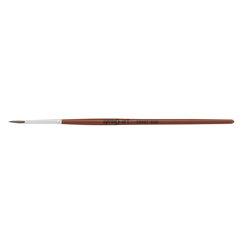 Четка кръгла A00, акварел/темпера, косъм от пони