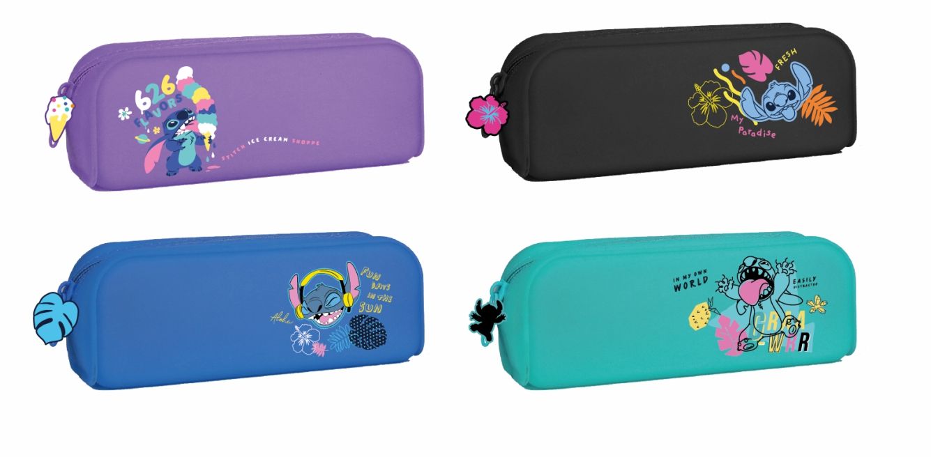 Силиконов несесер COOLPACK - TUBE - SILICONE - STITCH Black