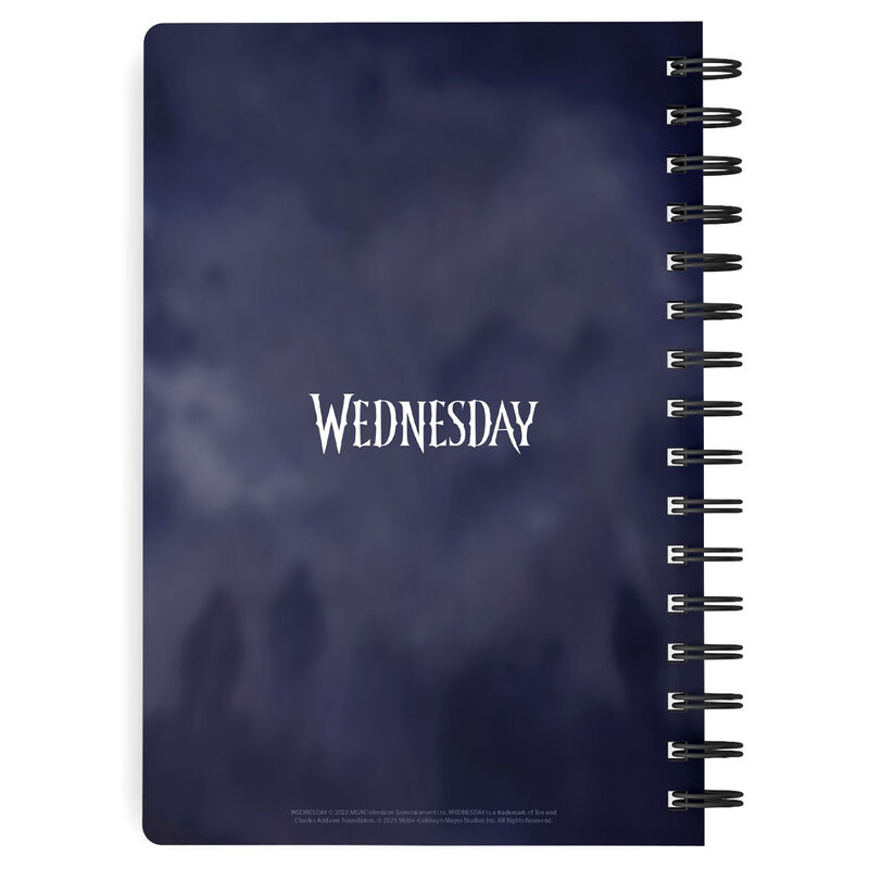 Тетрадка A5 Wednesday rain 3D