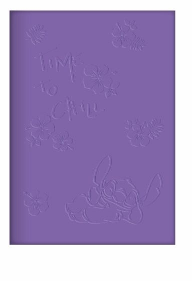 Бележник B6 - Stitch - purple