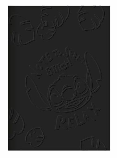 Бележник B6 - Stitch - Black