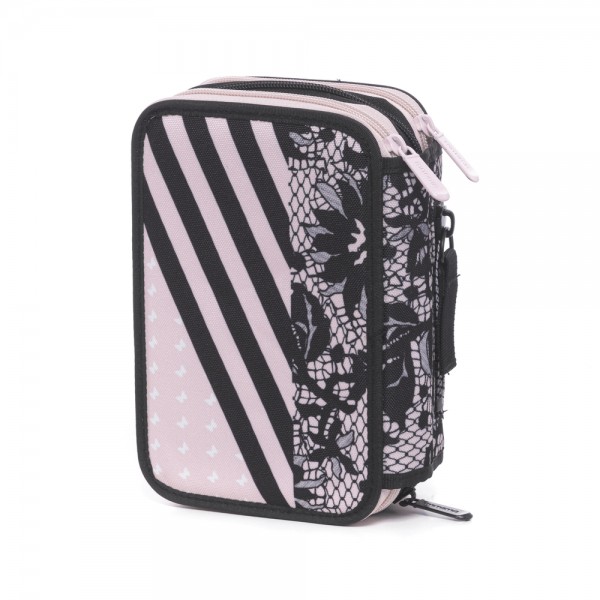MITAMA PINK LACE НЕСЕСЕР 3 ЦИПА, ЗАРЕДЕН С ПОСОБИЯ