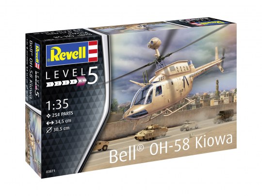 Въртолет OH-58 Kiowa – сглобяем модел