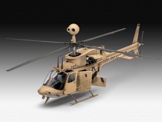 Въртолет OH-58 Kiowa – сглобяем модел