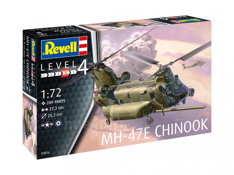 Военен хеликоптер MH-47 Chinook – сглобяем модел
