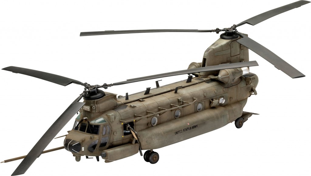 Военен хеликоптер MH-47 Chinook – сглобяем модел