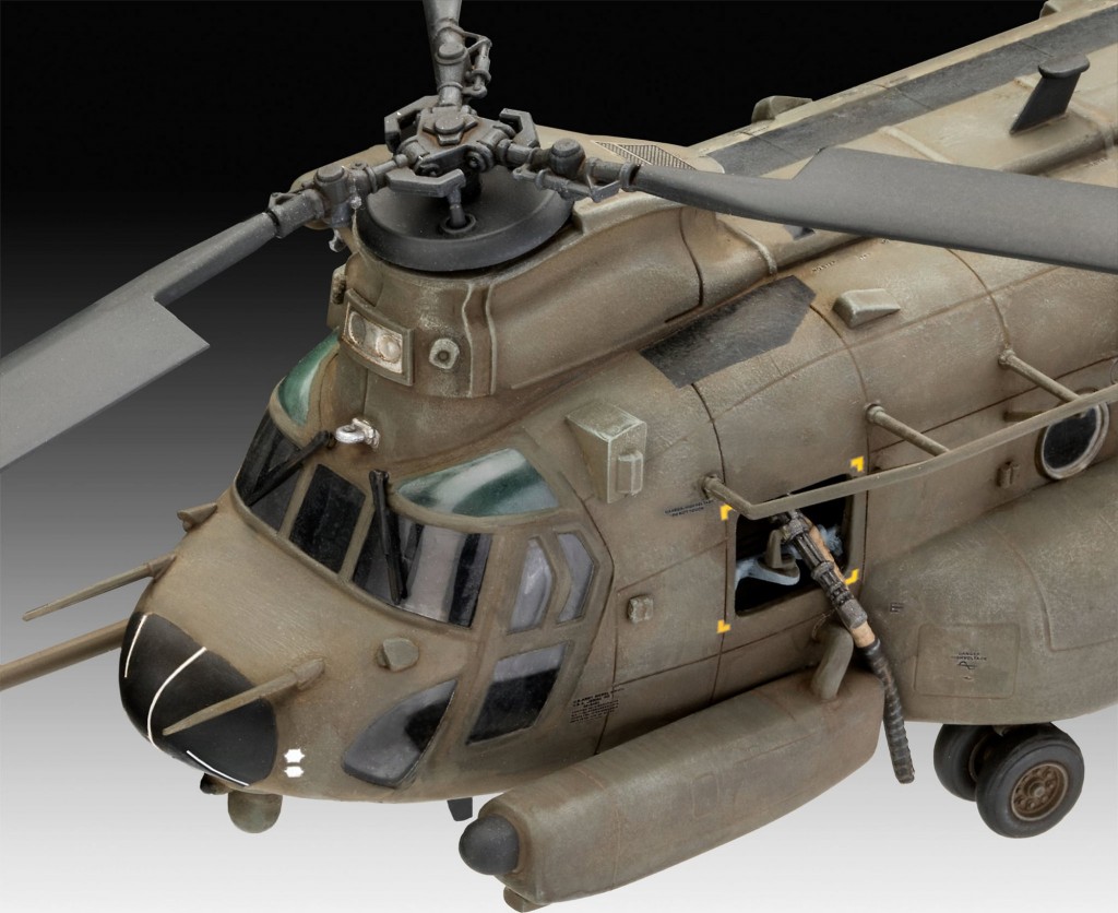 Военен хеликоптер MH-47 Chinook – сглобяем модел