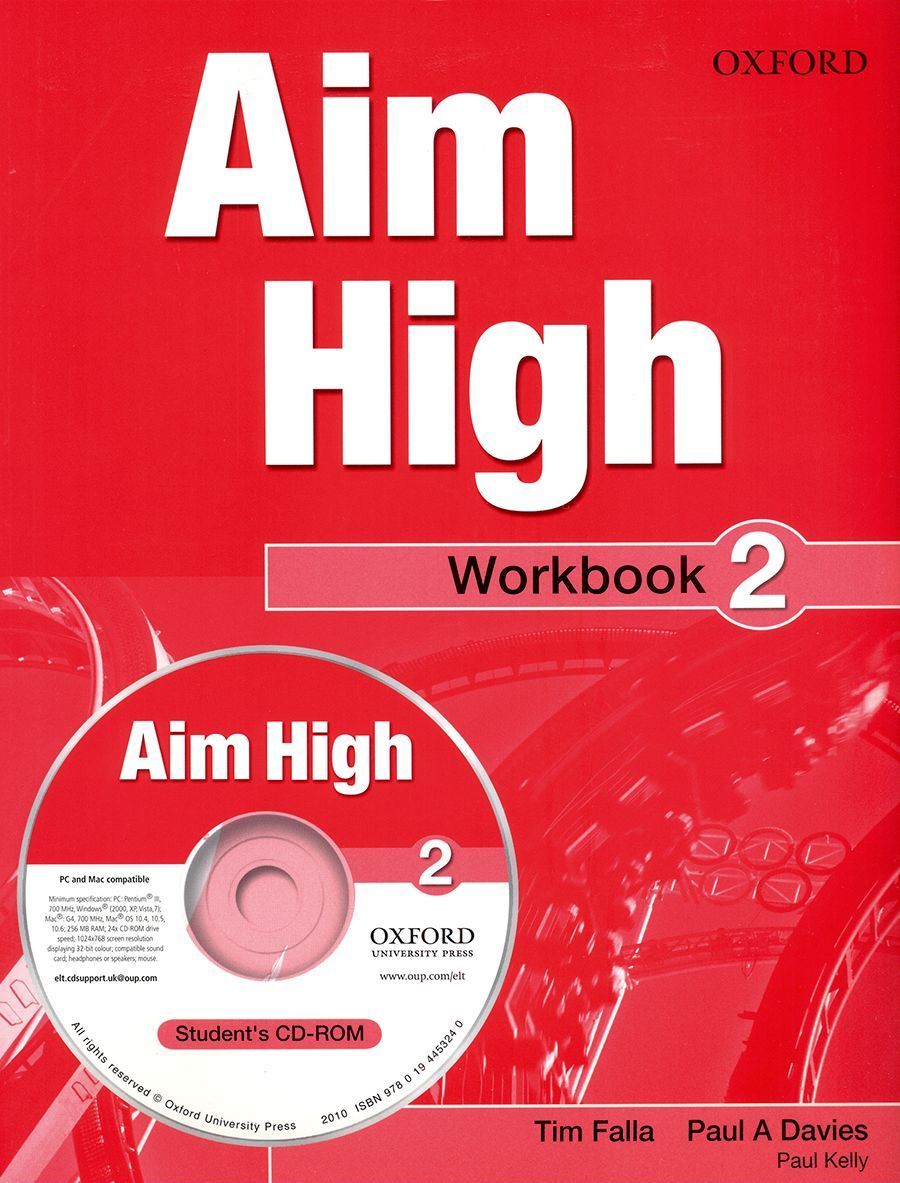Aim High Level 2 Workbook / Английски език за 9 - 12. клас - ниво 2: Учебна тетрадка