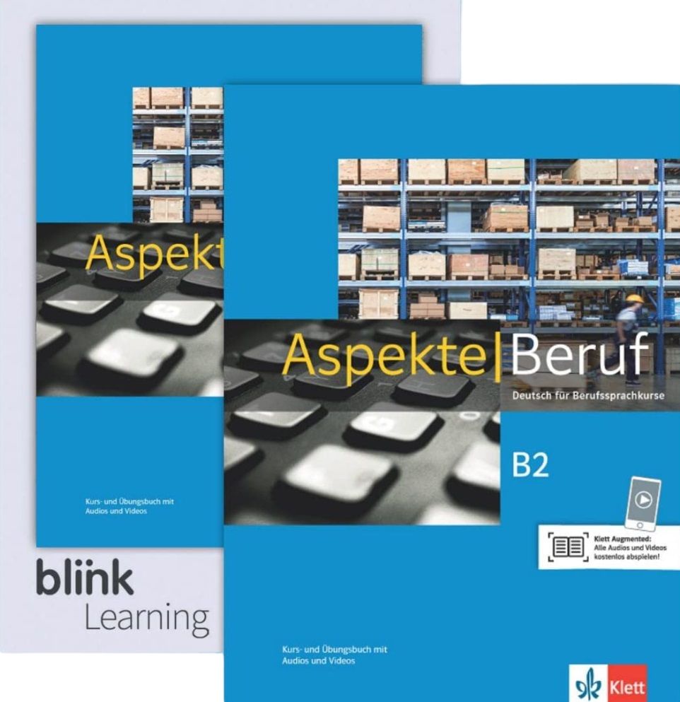 Aspekte Beruf B2 - Media Bundle. Deutsch für Berufssprachkurse. Kurs- und Übungsbuch mit Audios inklus / Немски език - ниво B2: Учебник с учебна тетрадка и код