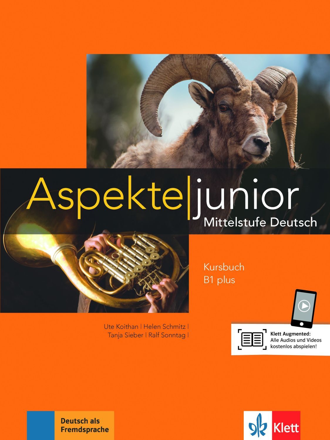 Aspekte junior B1 plus Kursbuch mit Audios zum Download