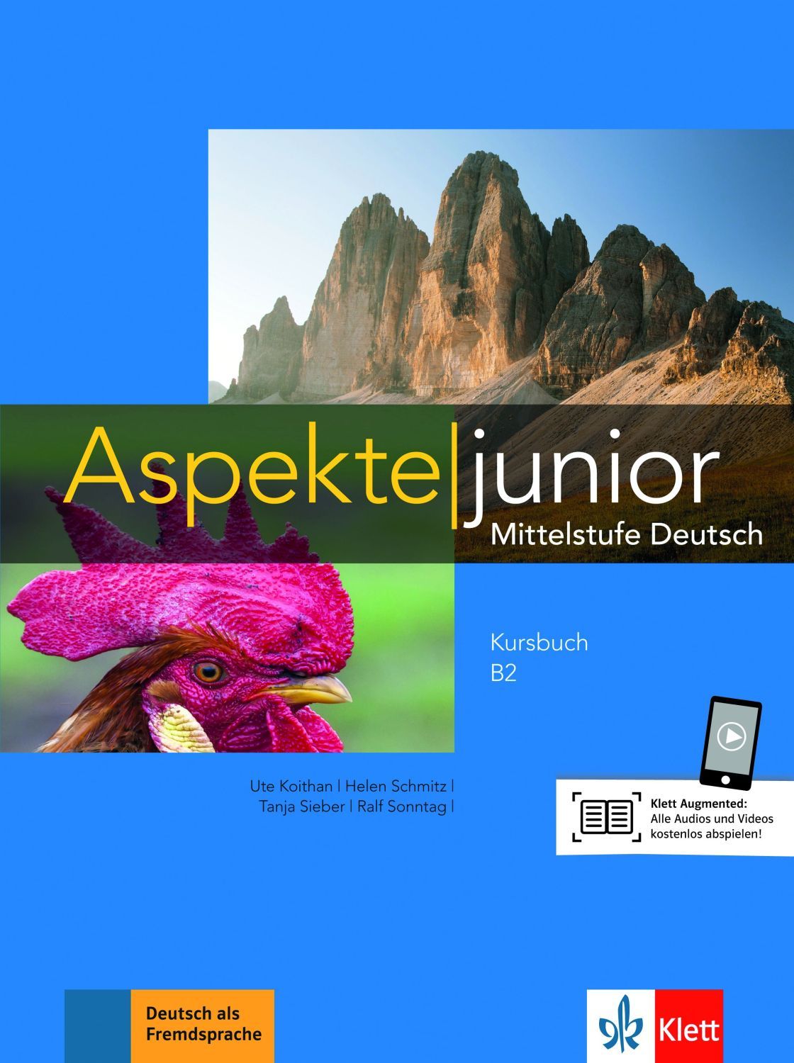 Aspekte junior B2 Kursbuch mit Audios zum Download