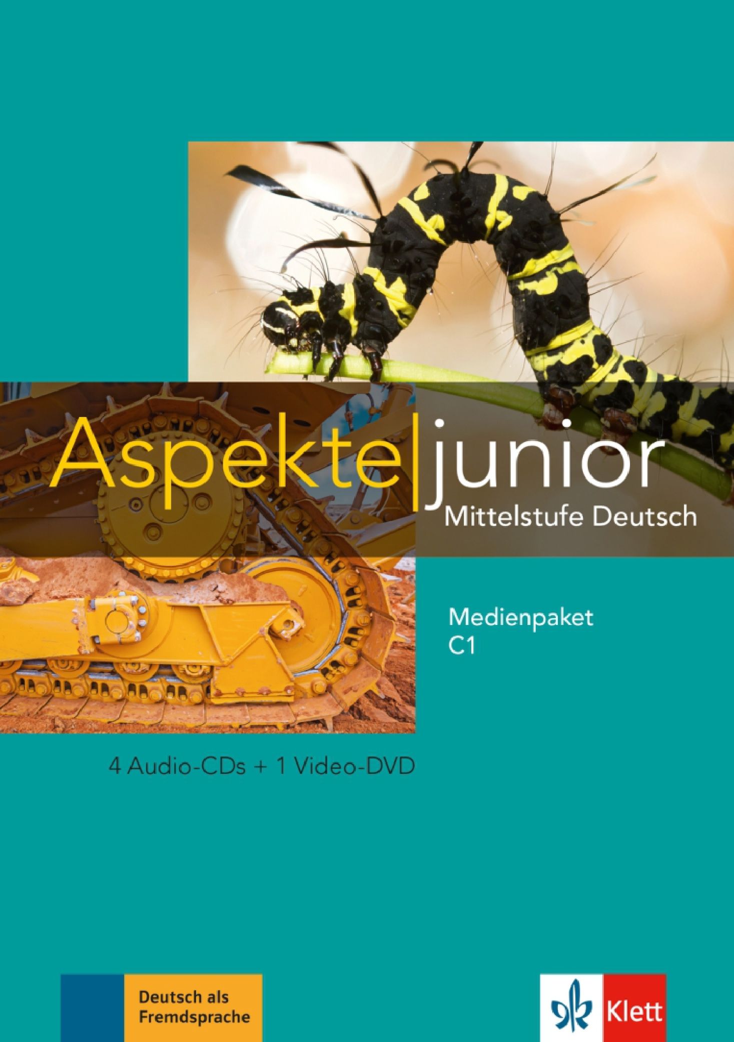 Aspekte junior C1 Medienpaket (4 Audio-CDs+Video-DVD)