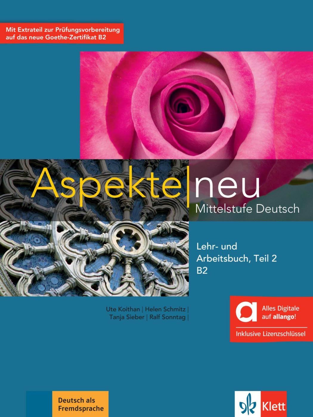 Aspekte neu - B2, Mittelstufe Deutsch: Lehr- und Arbeitsbuch, Teil 2, Hybride Ausgabe / Немски език - ниво B2: Учебник и учебна тетрадка