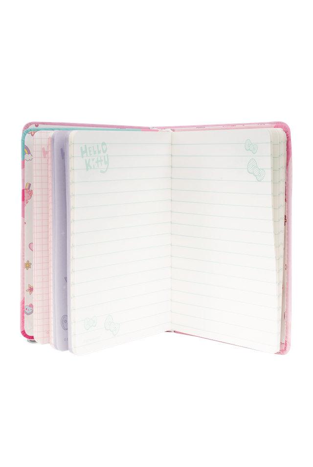 B6 Squishy тефтер 100 л. Hello Kitty Pastel_1