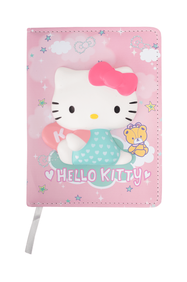 B6 Squishy тефтер 100 л. Hello Kitty Pastel_1
