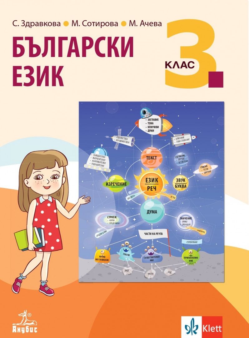 Български език за 3. клас. Учебна програма 2023/2024 - Стойка Здравкова (Анубис)