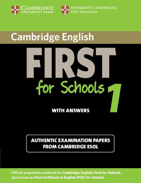 Cambridge English First for Schools 1 Student's Book with Answers