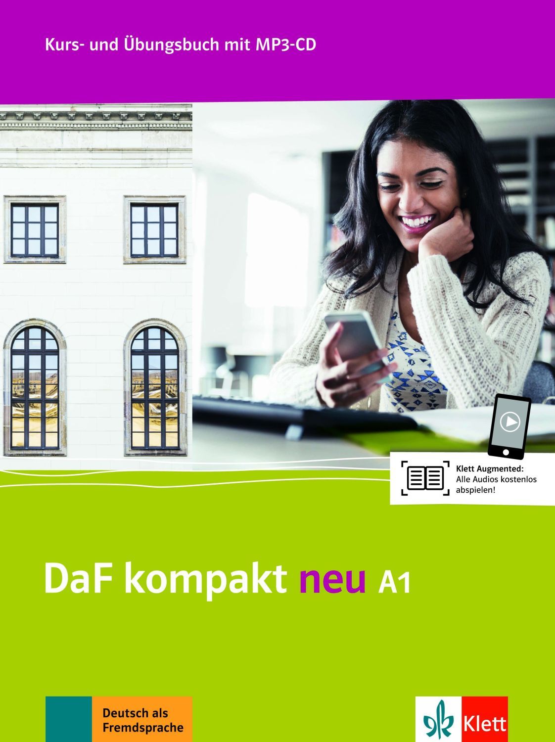 DaF kompakt Neu A1: Kurs- und Ubungsbuch + MP3-CD / Немски език - ниво A1: Учебник и учебна тетрадка + MP3-CD