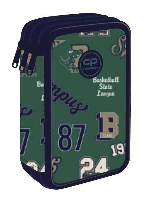 Ученически несесер с пособия Coolpack - Jumper 3 - AMERICAN RETRO