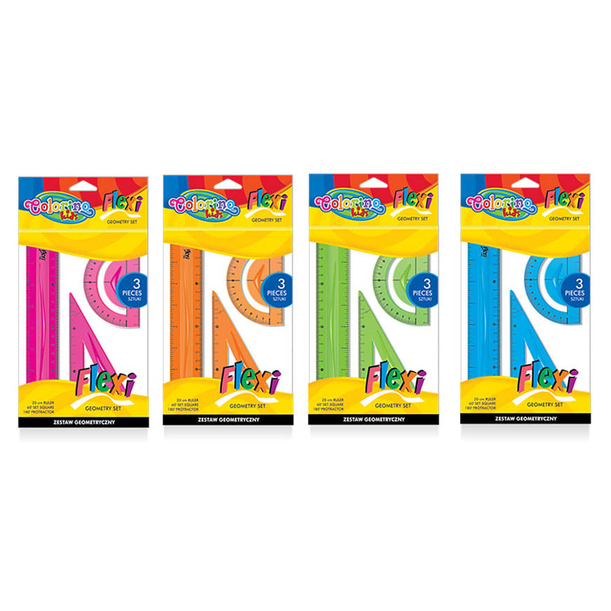 Геометричен комплект 15 cm Flexi Colorino
